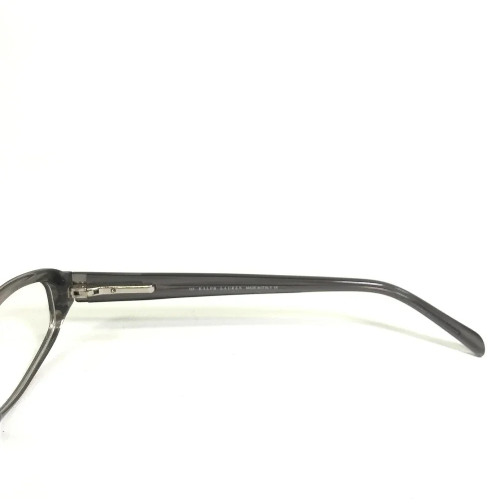 Ralph Lauren Eyeglasses Frames RL1387 EE2 Clear Horn Gray Oval 50-18-135